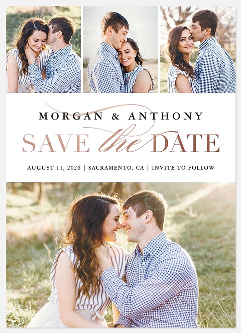 Classic Showcase Save the Date Photo Cards