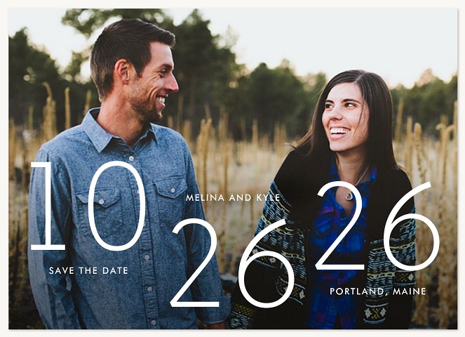 We Set The Date Save the Date Cards