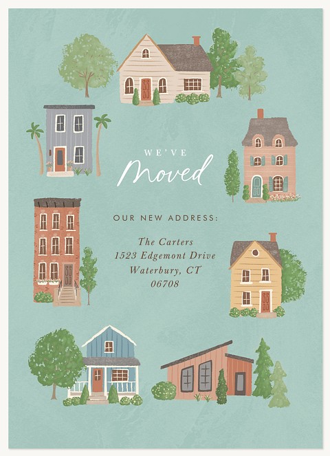 New Neighborhood Moving Announcements