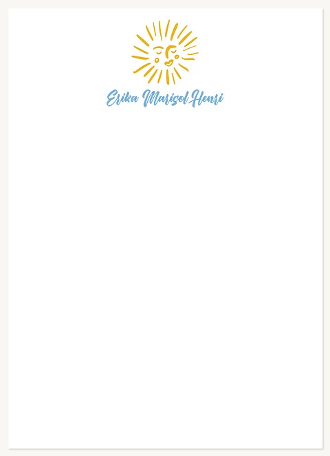 Sun & Script Stationery