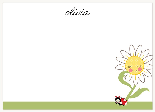 Ladybug Notes Stationery