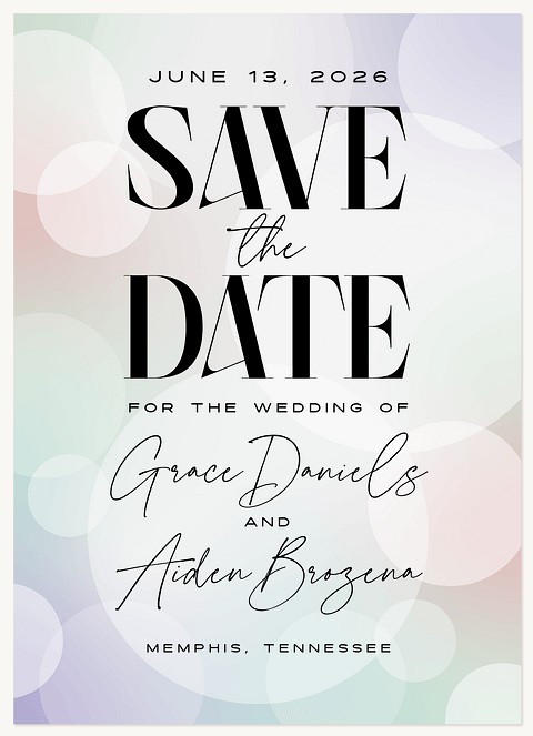Spotlight Save the Date Cards