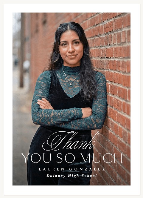 Framed Simplicity Thank You Cards 