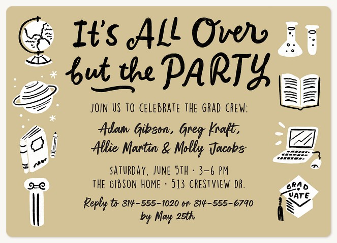 The After Party Graduation Cards