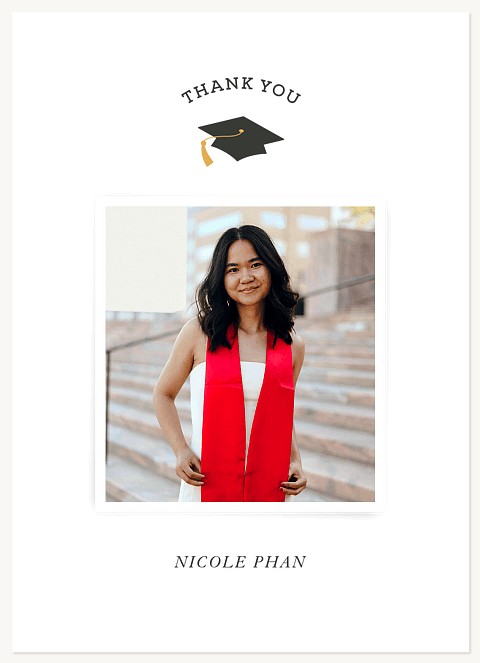 Varsity Letters Thank You Cards 