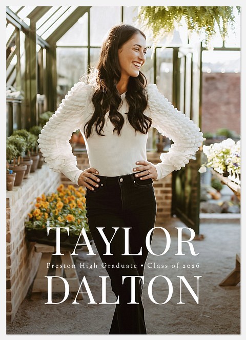 Standout Name Graduation Cards