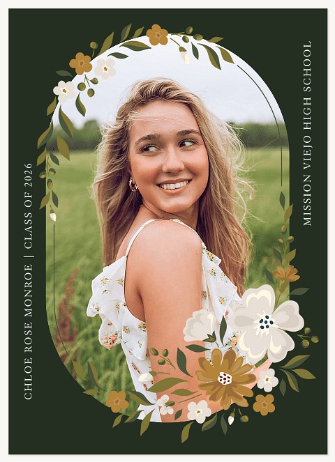 Lush Florals Graduation Cards