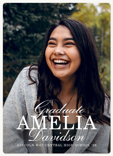 Cursive Bliss Graduation Cards