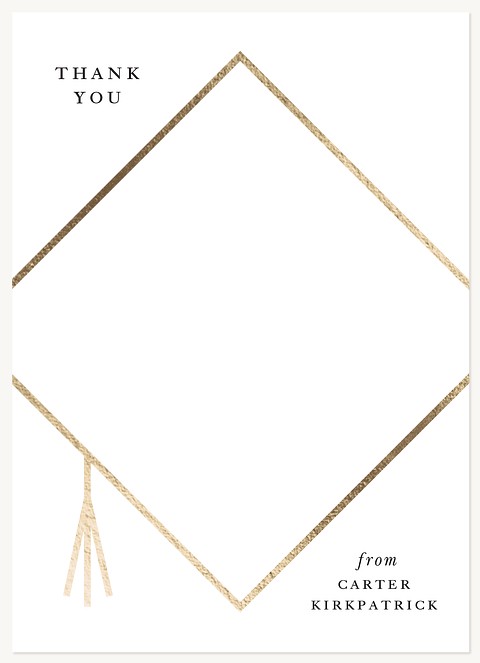 Diamond Graduate Thank You Cards 