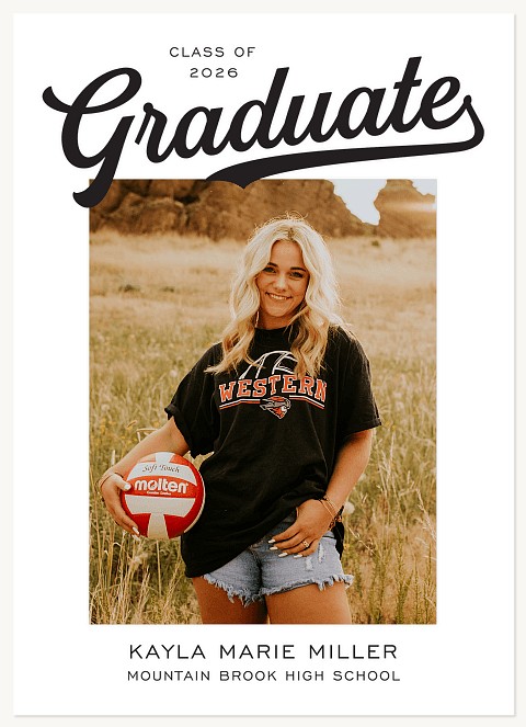 The Swoosh Graduation Cards