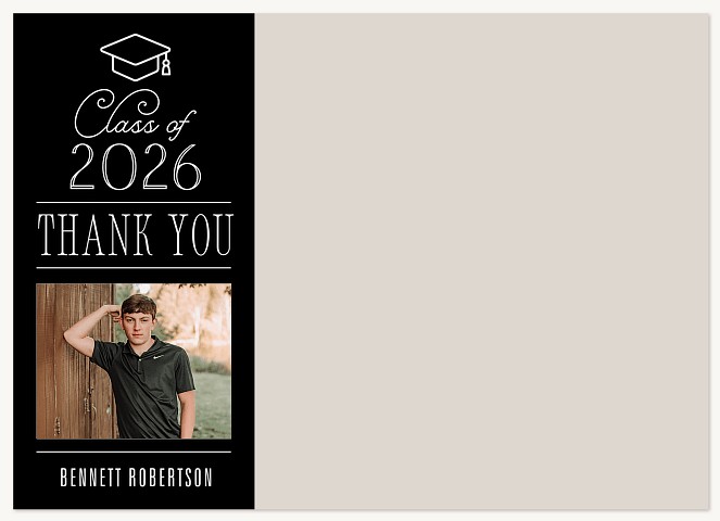 Stacked Accomplishment Thank You Cards 