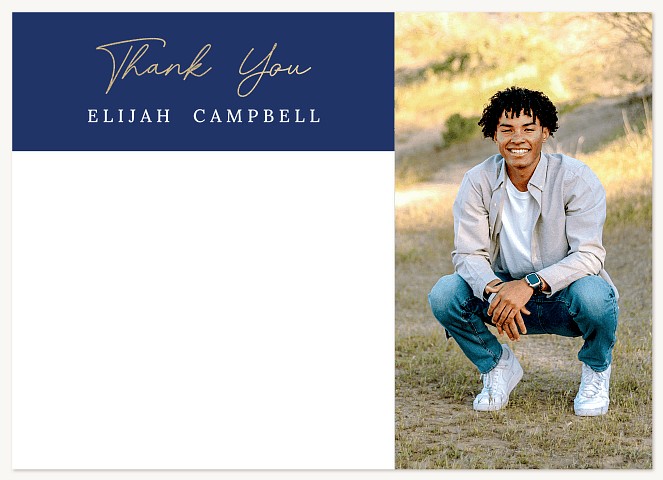 Sophisticated Thanks Thank You Cards 