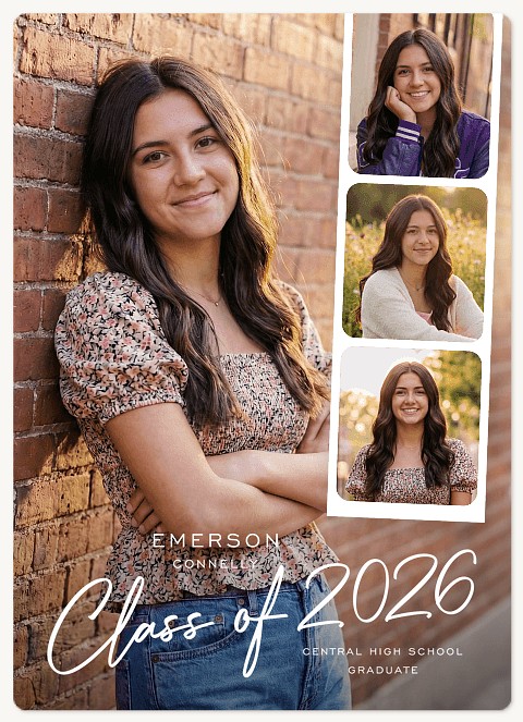 Senior Photobooth Graduation Cards