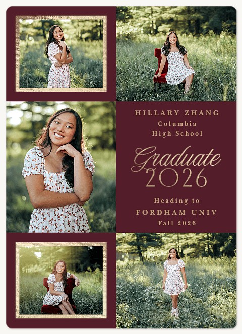Elegant Highlights Graduation Cards
