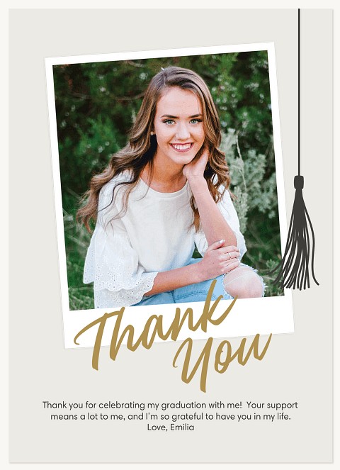 Scrapbook Grad Thanks Thank You Cards 