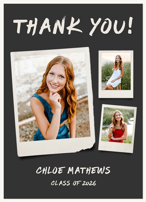 Vintage Collage Thanks Thank You Cards 