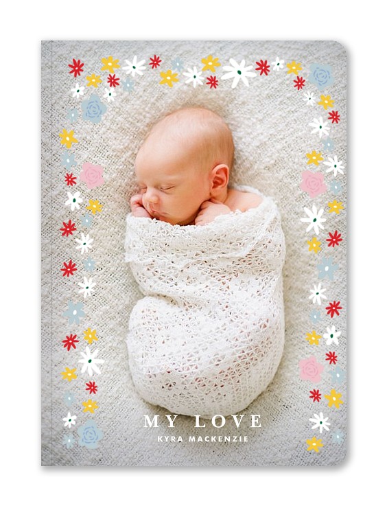 Floral Frame Custom Softcover Journals