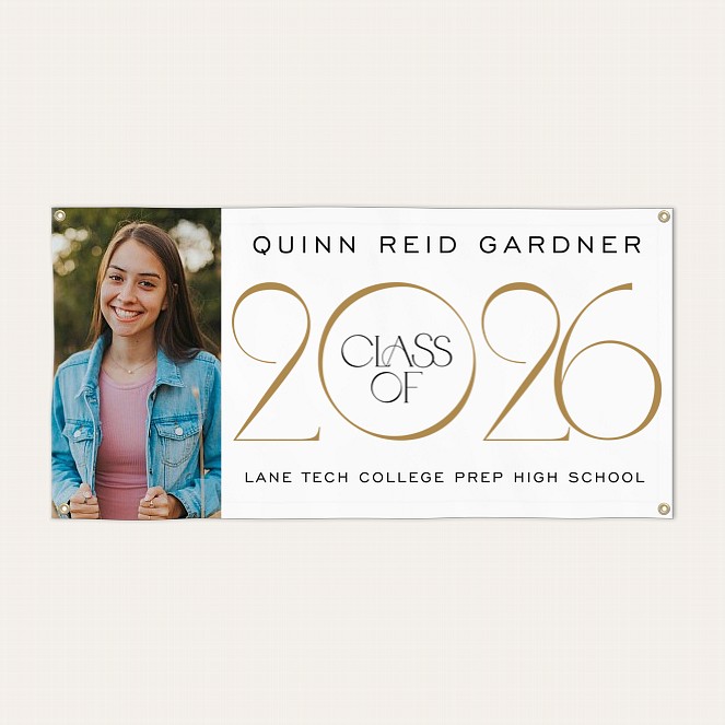 Deco Year Graduation Banner Custom Banners