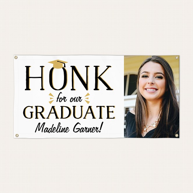 Honk for the Grad Banner  Custom Banners