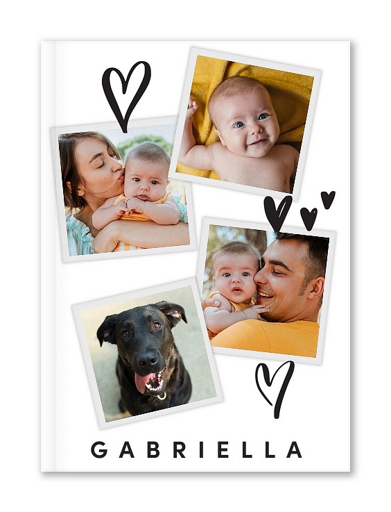 Lovely Polaroids Custom Hardcover Journals