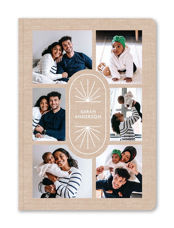 Minimalist Linen Custom Softcover Journals