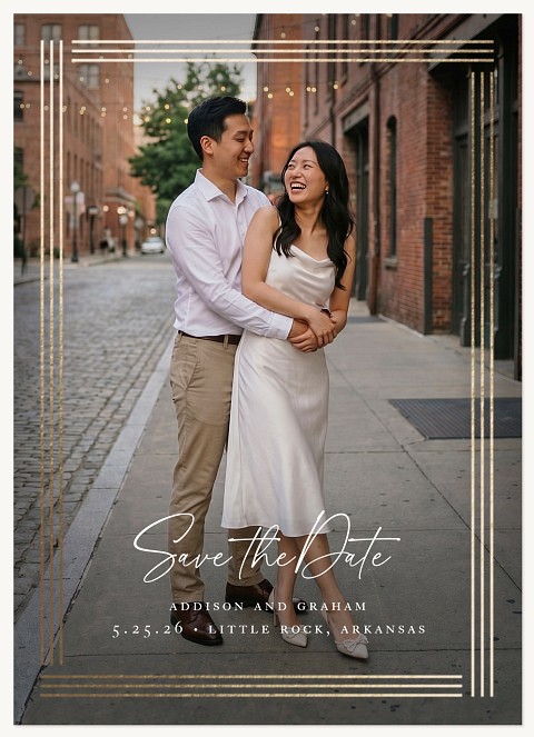 Windmill Weave Save the Date Cards