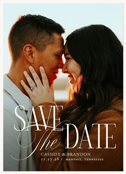 Classico Save the Date Cards
