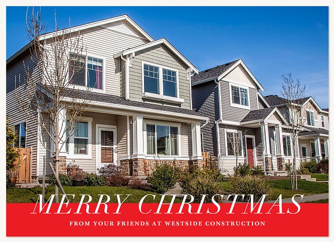 A Very Merry Christmas Business Holiday Cards