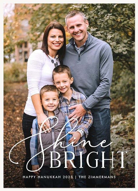 Shine Brightly Hanukkah Cards