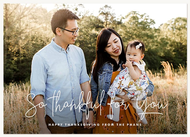 Thankful & Blessed Thanksgiving Cards