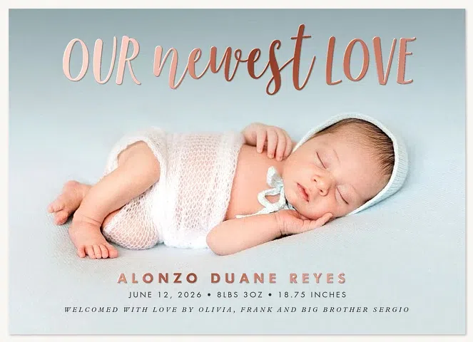 Newest Love Baby Announcements