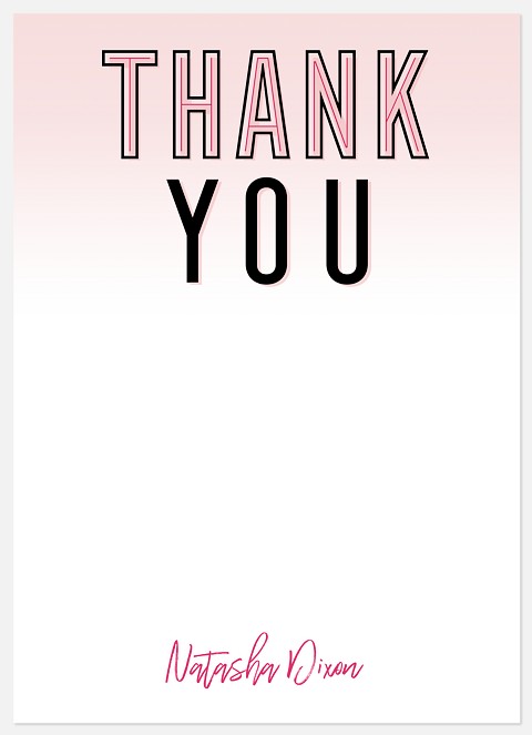 Open House Party Thank You Cards 
