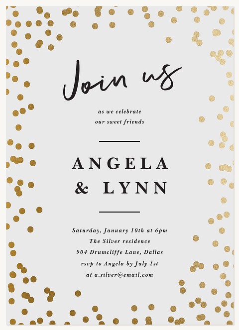 Join Us Party Invitations