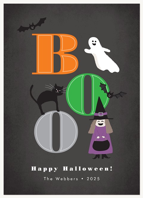 Iconic Boo Halloween Cards