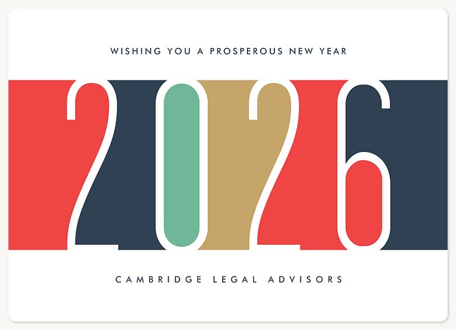 Brightest year Holiday & Christmas Magnet Cards