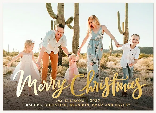 Simply Handlettered Christmas Cards