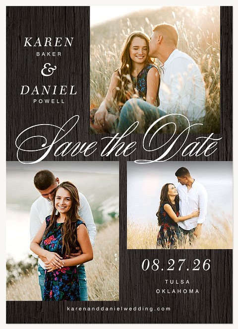 Woodland Elegance Save the Date Cards