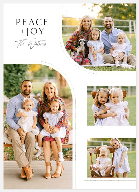 Hourglass Set Holiday Photo Cards