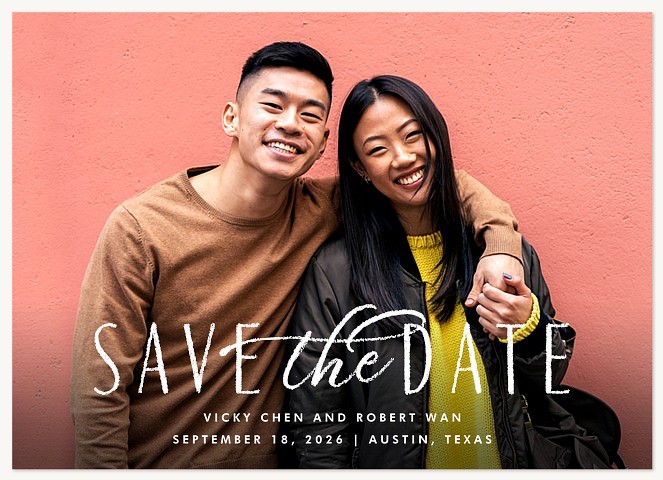 Handwritten Mix Save the Date Cards