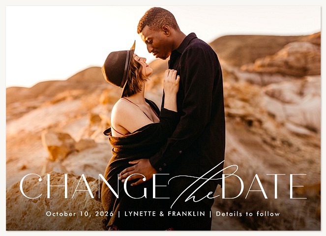 Delicate Edit Change the Date Cards