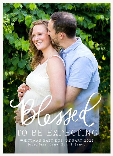 Blessed Pregnancy Announcements
