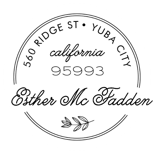 Homestead Script | Custom Rubber Stamps
