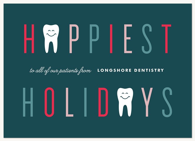 Happy Teeth Business Holiday Cards