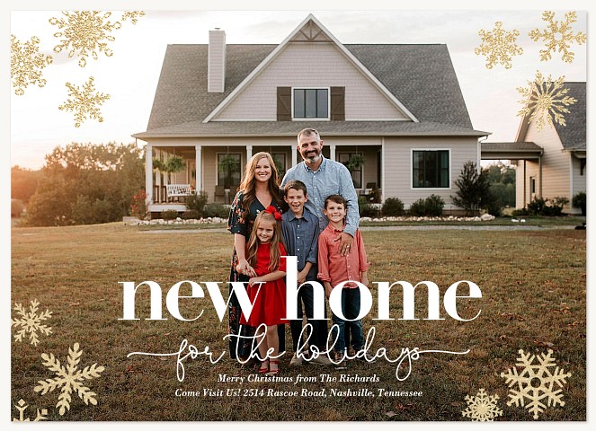 New Home Sparkle Christmas Cards
