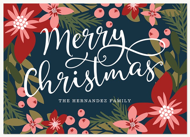 Pop of Pink Christmas Cards