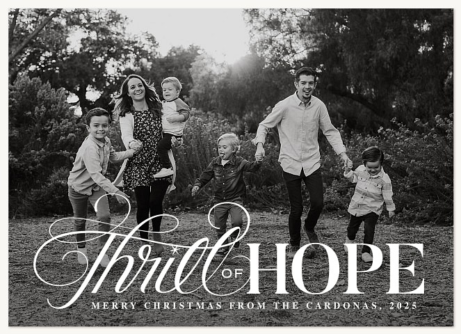 Hopeful Thrill Christmas Cards
