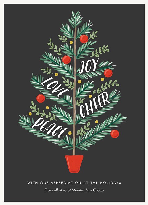 Noble Fir Business Holiday Cards