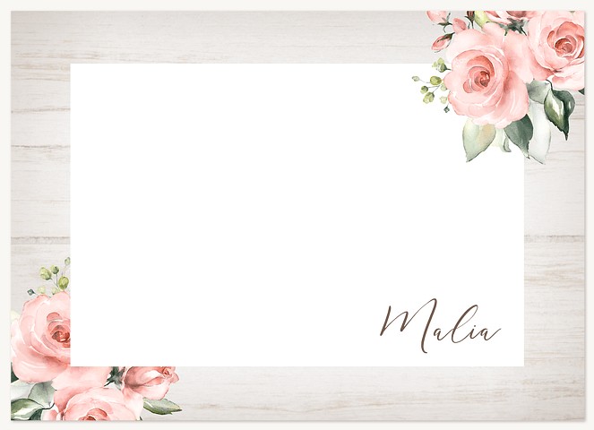 Rustic Floral Stationery