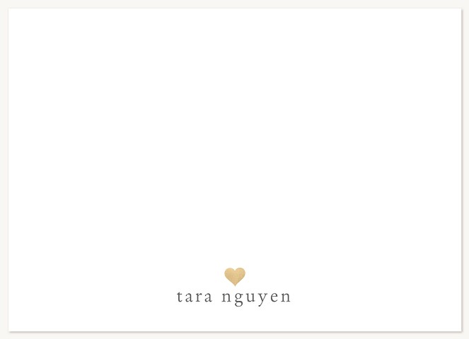 Simple Heart Stationery