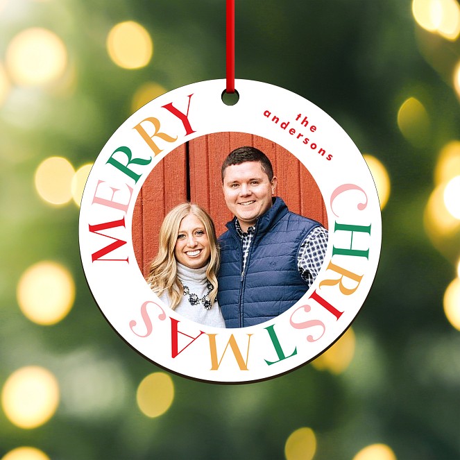 Colorful & Bright Custom Ornaments